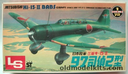 LS 1/72 Mitsubishi C5M1 Ki-15 II Babs Army Type 97II - Reconnaissance Airplane, 5 plastic model kit